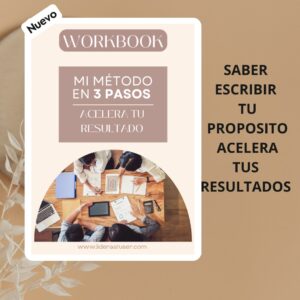 Workbook "Mi método en 3 pasos"